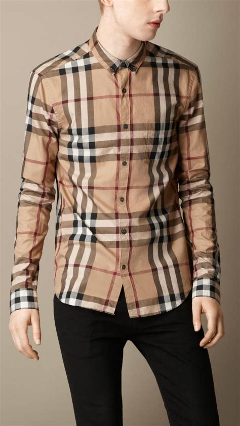 fake burberry long sleeve shirts|long sleeve burberry t shirt.